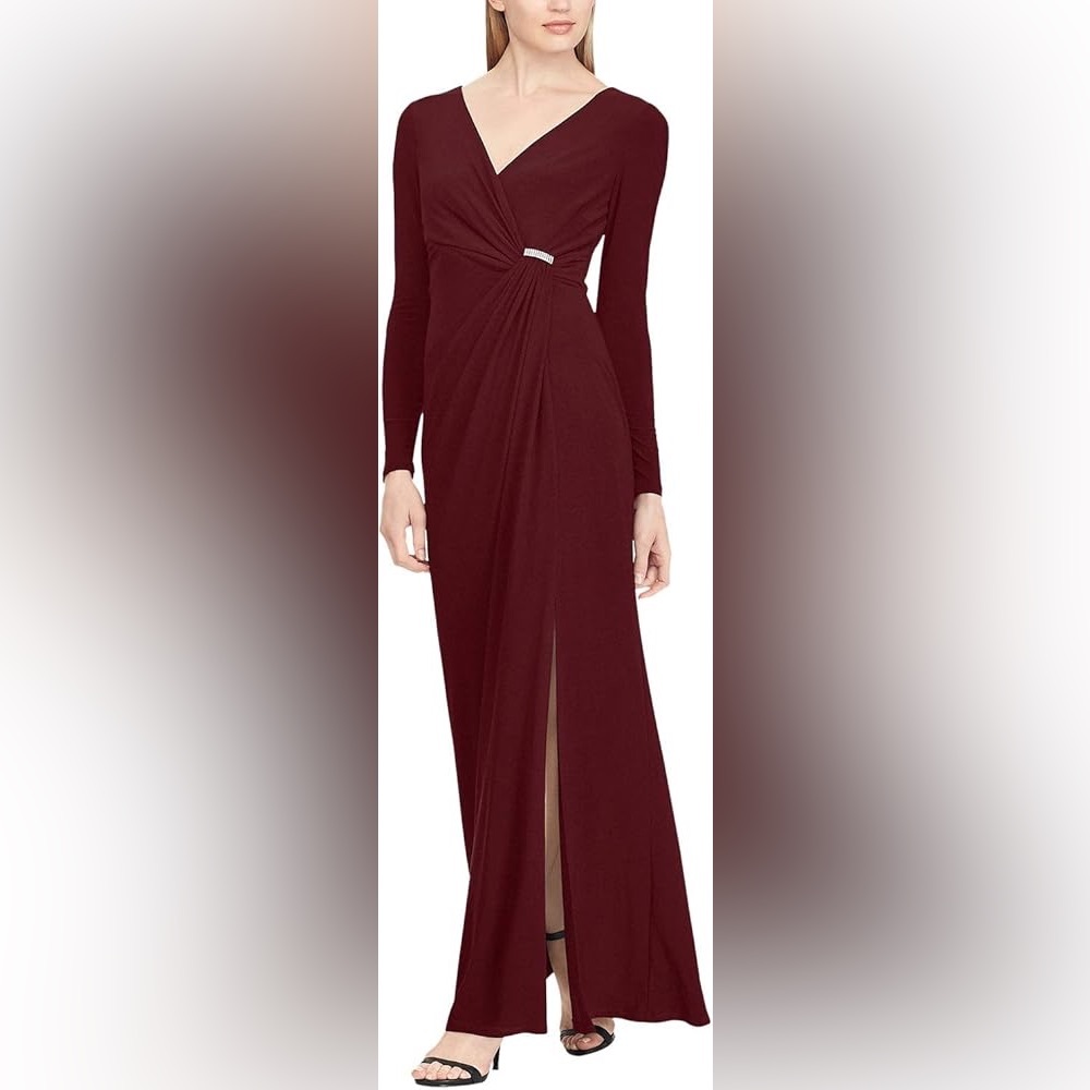 Ralph Lauren Womens Jillie Gown maxi Dress size 8